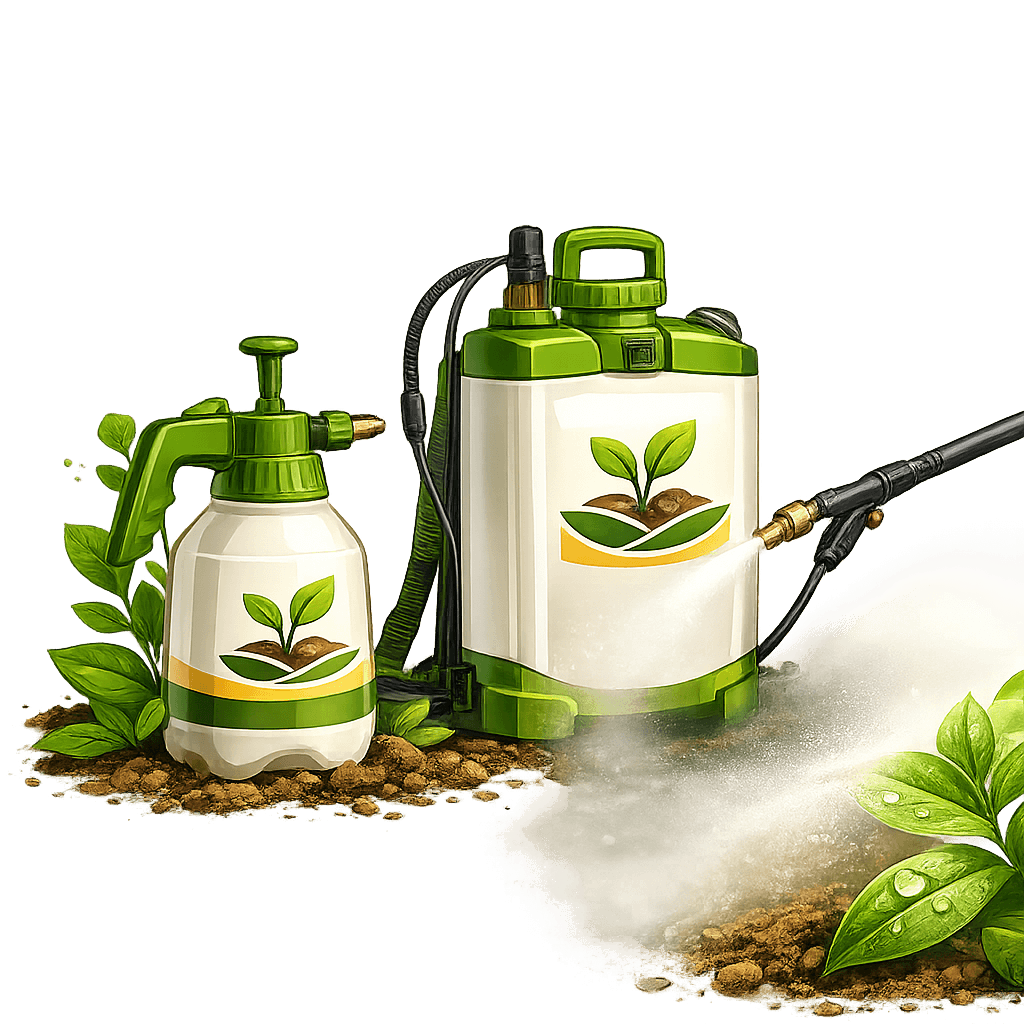 Sprayer gendong dan sprayer tangan untuk kategori alat semprot.